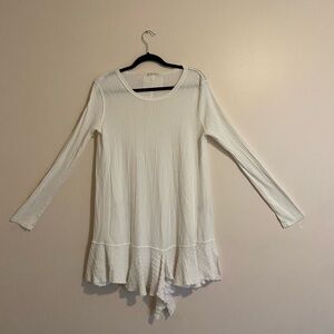 We The Free Cream Long Sleeve Tunic